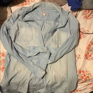 Jean long sleeve shirt